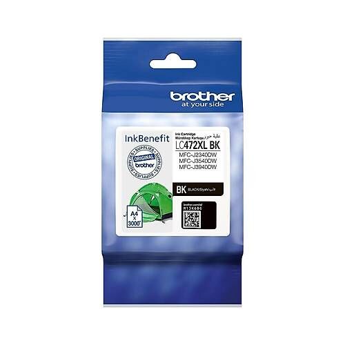Brother LC472XLBK Siyah Orijinal Mürekkep Kartuş - 3000 Sayfa