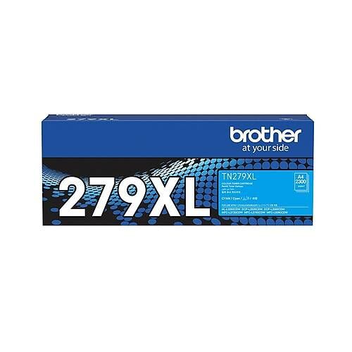 Brother TN-279XL C Mavi Orijinal Lazer Toner - Yüksek Kapasite 2300 Sayfa