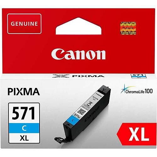 CANON CLI-571XL C Mavi Yüksek Kapasiteli Orijinal Kartuş 0332C001