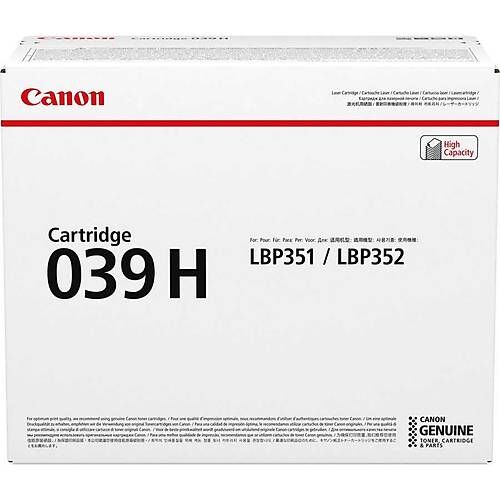 Canon CRG-039H Orijinal Toner Yüksek Kapasiteli 0288C001 25000 Sayfa