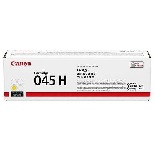 Canon CRG-045H Sarı Orijinal Toner Yüksek Kapasiteli 1243C002 2200 Sayfa
