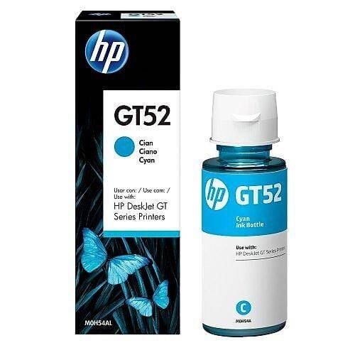 HP GT52 Mavi Orijinal Şişe Mürekkep M0H54AE