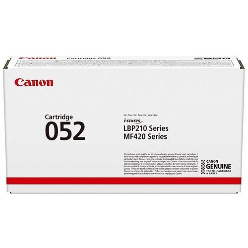 Canon CRG-052 Orijinal Siyah Toner 2199C002 3100 Sayfa