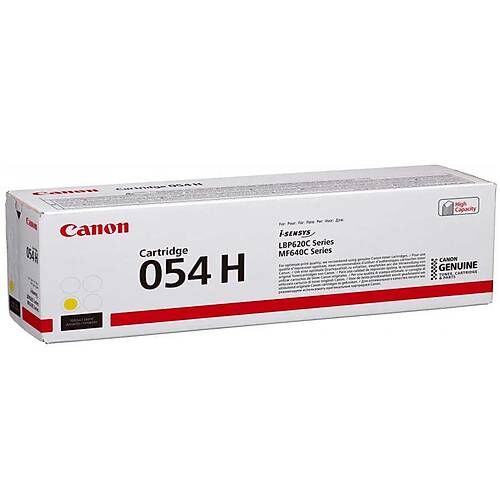 Canon CRG-054H Sarı Orijinal Toner Yüksek Kapasiteli 3025C002 2300 Sayfa