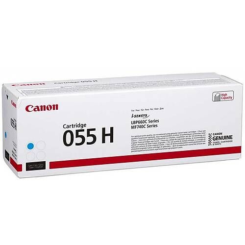 Canon CRG-055H Mavi Orijinal Toner Yüksek Kapasiteli 3019C002 5900 Sayfa