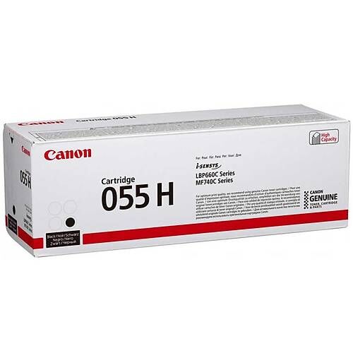 Canon CRG-055H Siyah Orijinal Toner Yüksek Kapasiteli 3020C002 7600 Sayfa