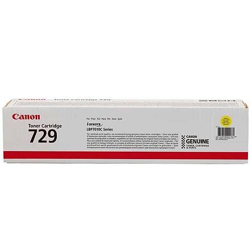 Canon CRG-729 Sarı Orijinal Toner 4367B002 1000 Sayfa