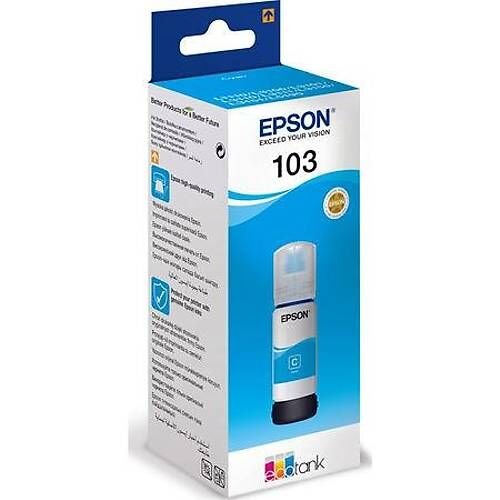 Epson 103 Orijinal Mavi Mürekkep C13T00S24A