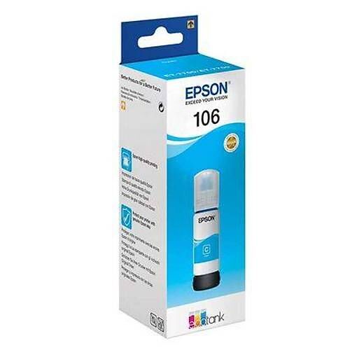 Epson 106 C13T00R240 Mavi Orijinal Mürekkep