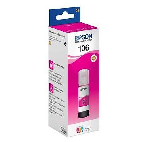 Epson 106 C13T00R340 Kırmızı Orijinal Mürekkep
