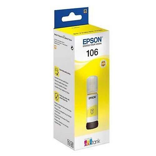 Epson 106 C13T00R440 Sarı Orijinal Mürekkep