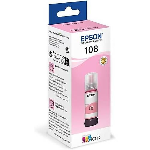 Epson 108 Orijinal Açık Kırmızı Mürekkep Kartuşu