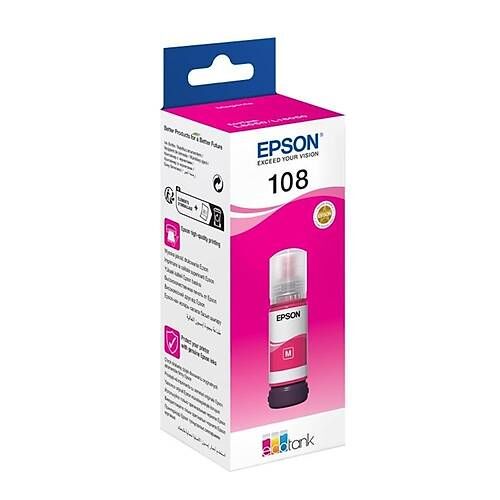Epson 108 Orijinal Kırmızı Mürekkep Kartuşu