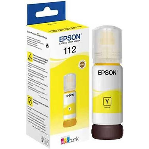 Epson 112 Orijinal Sarı Şişe Mürekkep C13T06C44A
