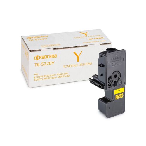 Kyocera TK-5220Y Sarı Orijinal Toner 1200 Sayfa