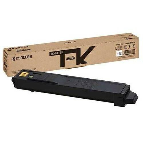 Kyocera TK-8115K Siyah Orijinal Toner 12000 Sayfa