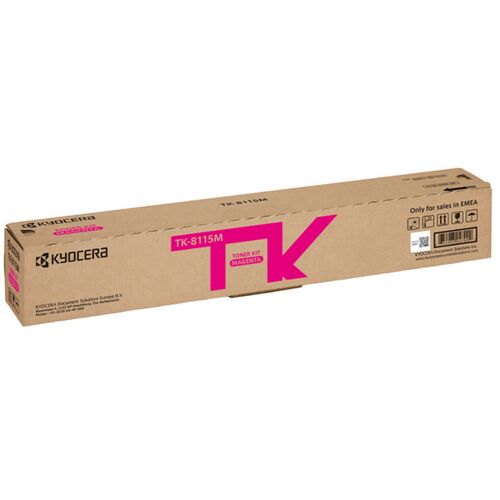 Kyocera TK-8115M Kırmızı Orijinal Toner 6000 Sayfa