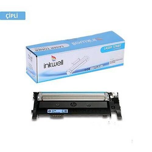 HP 117A Mavi Çipli Muadil Toner W2071A – 1000 Sayfa