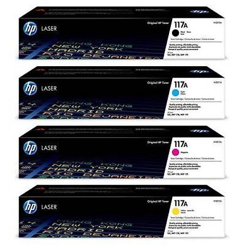HP 117A Orijinal Toner Seti Tüm Renkler