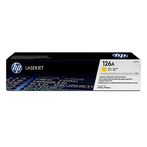 HP 126A CE312A Sarı Orijinal Toner 1000 Sayfa