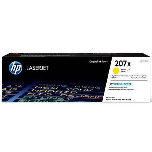 HP 207X (W2212X) Sarı Orijinal Yüksek Kapasiteli Toner 2450 Sayfa