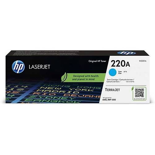 HP 220A Mavi Orijinal Toner (W2201A) 1800 Sayfa
