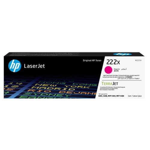 HP 222X W2223X Kırmızı Yüksek Kapasite Orijinal Toner 2500 Sayfa