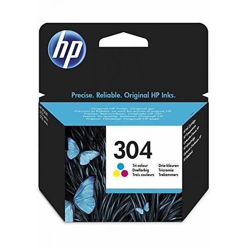 HP 304 N9K05AE Renkli Orijinal Kartuş