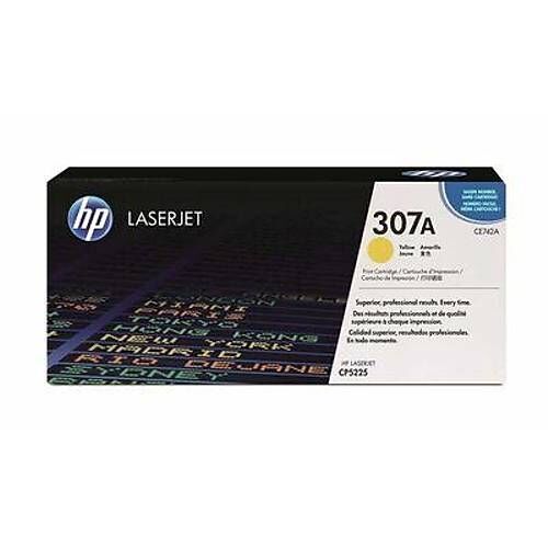 HP 307A (CE742A) Sarı Orijinal Toner 6000 Sayfa