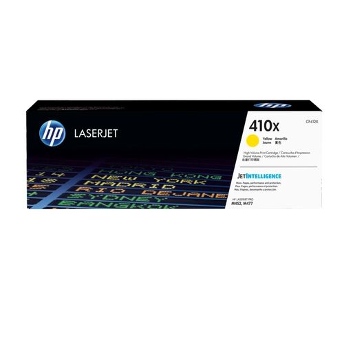 HP 410X (CF412X) Sarı Orijinal Yüksek Kapasiteli Toner 5000 Sayfa