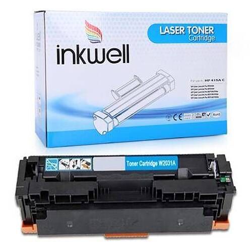 HP 415A Mavi Muadil Toner W2031A Çipli – 2400 Sayfa