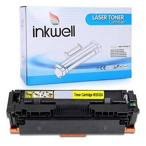 HP 415A Sarı Muadil Toner W2032A Çipli – 2400 Sayfa