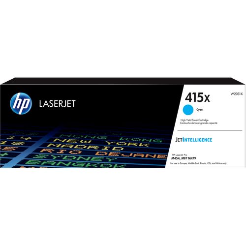 HP 415X (W2031X) Mavi Yüksek Kapasiteli Orijinal Toner 6000 Sayfa