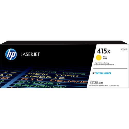 HP 415X (W2032X) Sarı Yüksek Kapasiteli Orijinal Toner 6000 Sayfa