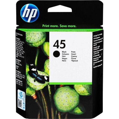 HP 45 51645A Siyah Orijinal Mürekkep Kartuş