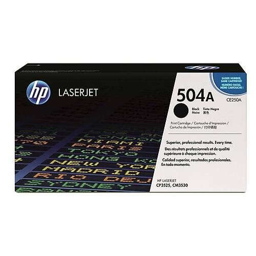 HP 504A CE250A Siyah Orijinal Toner 5000 Sayfa