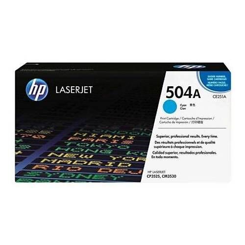 HP 504A Mavi Orijinal Toner CE251A - 7000 Sayfa