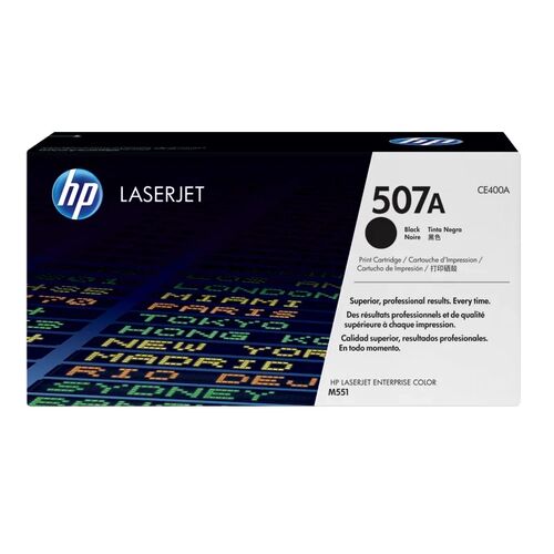HP 507A CE400A Siyah Orijinal Toner 5500 Sayfa