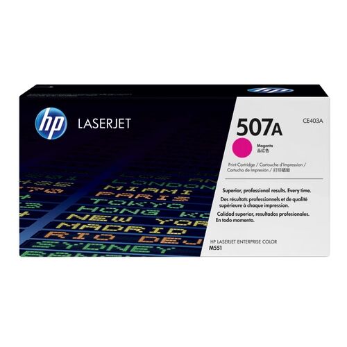HP 507A CE403A Kırmızı Orijinal Toner 6000 Sayfa