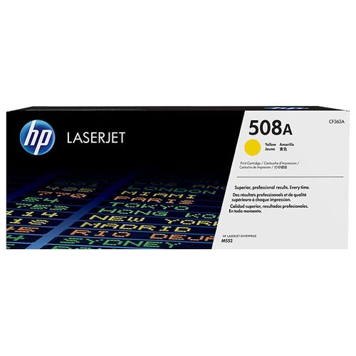 HP 508A (CF362A) Sarı Orijinal Toner 6000 Sayfa