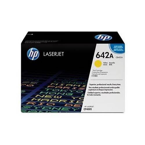 HP 642A (CB402A) Sarı Orijinal Toner 7500 Sayfa