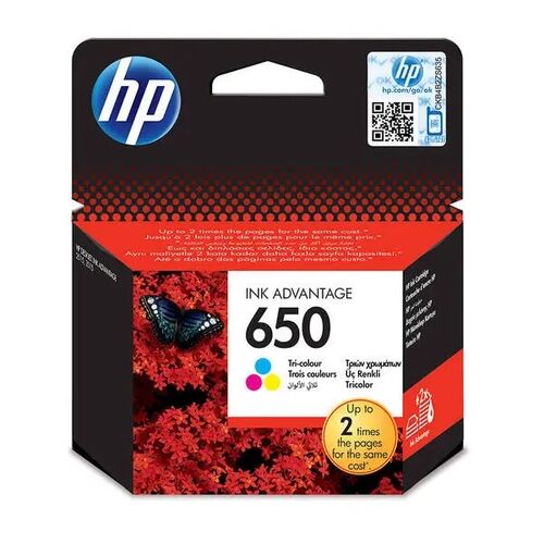 HP 650 CZ102AE Renkli Orijinal Kartuş