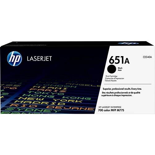 HP 651A (CE340A) Siyah Orijinal Toner 16000 Sayfa