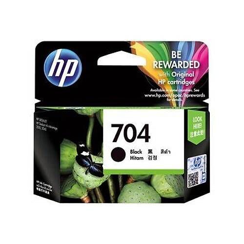 HP 704 Siyah Orijinal Kartuş