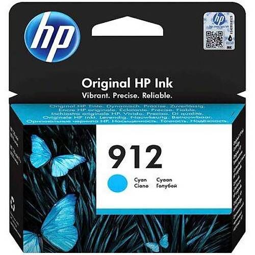 HP 912 3YL77AE Mavi Orijinal Kartuş