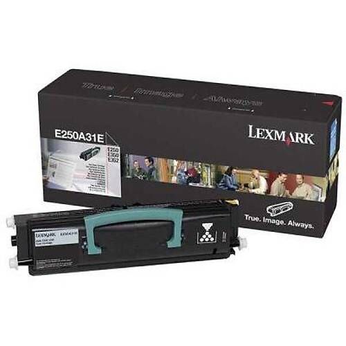 Lexmark E250A31E Siyah Orijinal Toner 3500 Sayfa
