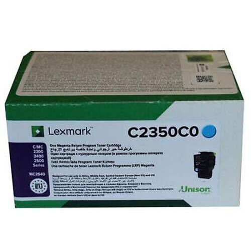 Lexmark C2350C0 Mavi Orijinal Toner 1000 Sayfa