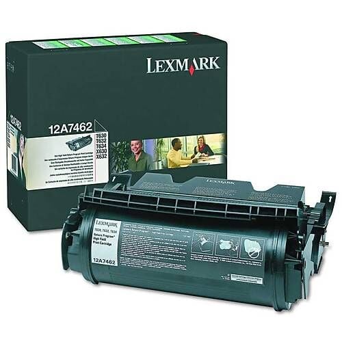 Lexmark T630 (12A7462) Siyah Orijinal Toner 5000 Sayfa