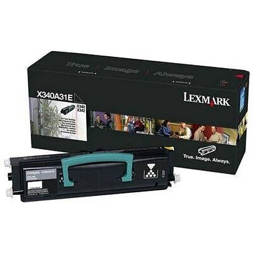 Lexmark X340A31E Siyah Orijinal Toner 2500 Sayfa
